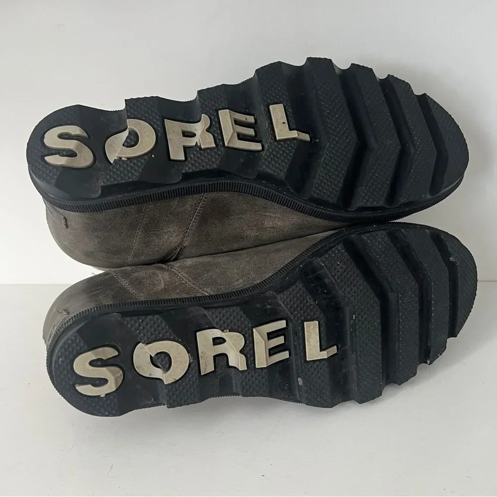 Sorel Joan of Arctic Women's Bootie Boot, Size 7 Gray